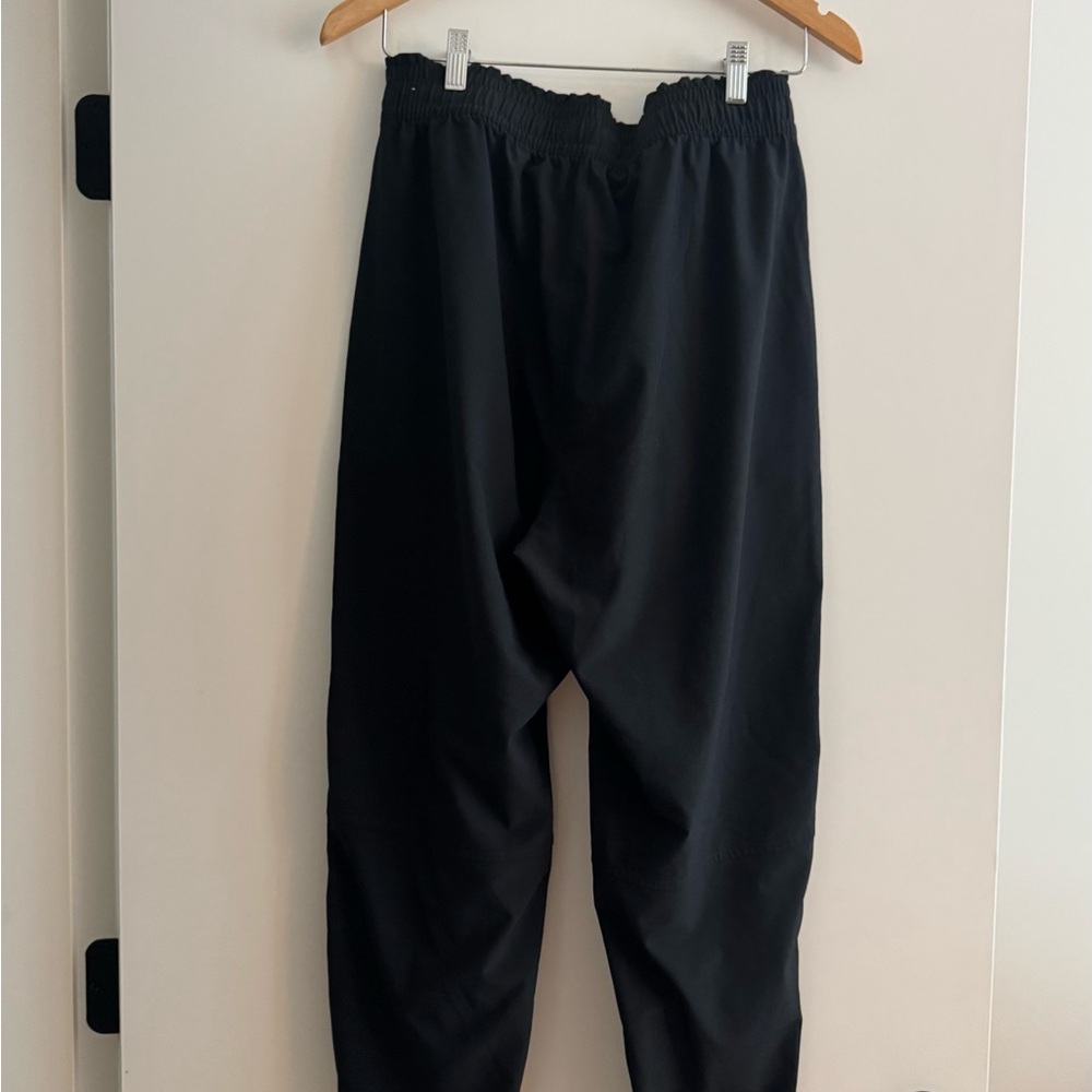 Abercrombie & Fitch Black Elastic-Waist Joggers